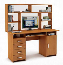 Компьютерный стол Лайт-7К, 8К с надстройкой в интернет-портале Алеана-Мебель
