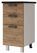 Шкаф-стол 4Р3 с 3-мя ящиками Крафт в интернет-портале Алеана-Мебель