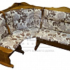 Кухонный диван из массива Себастьян ВМК-Шале цвет орех