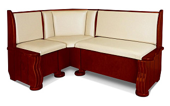 Кухонный диван из массива Розенлау угловой ВМК-Шале цвет: клён