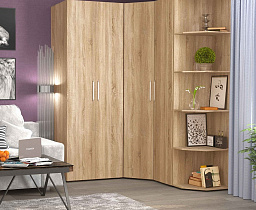Шкафы Монако (комплект 3), дуб сонома в интернет-портале Алеана-Мебель
