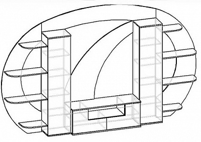 Схема стенки Мебелайн-12