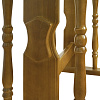 Стол из массива Милвертон с точеными ножками ВМК-Шале цвет орех резное украшение ножки вблизи