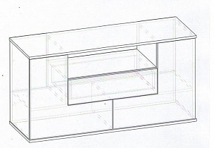 Схема для Тумбы Мебелайн 2