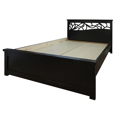 Кровать Майя ВМК-Шале цвет венге каркас общий вид