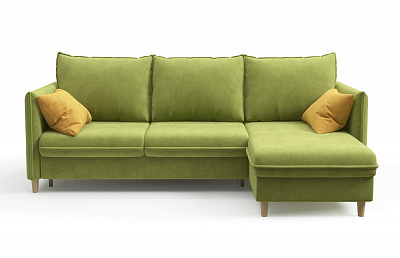 Диван угловой Сканди, зеленый в интернет-портале Алеана-Мебель