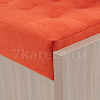 Кухонный угловой диван Гамбург Седьмая карета оранжевый сиденье крупным планом