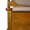 Кухонная диван-скамья прямая Картрайд ВМК-Шале орех увеличенный фрагмент