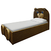 Кровать детская Медвежонок ВМК-Шале общий вид с постелью