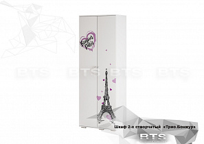 Шкаф для одежды Трио ШК-09, Бонжур в интернет-портале Алеана-Мебель