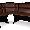 Кухонный диван из массива Себастьян ВМК-Шале цвет венге
