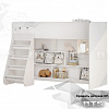 Кровать детская Трио КР-07, белый в интернет-портале Алеана-Мебель