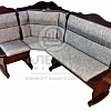 Кухонный диван из массива Себастьян ВМК-Шале цвет махагон