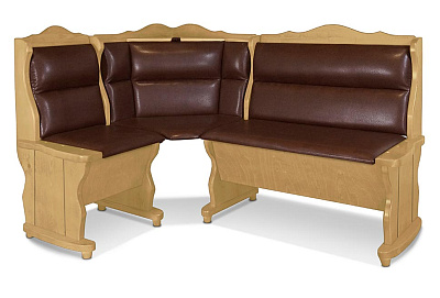 Кухонный диван из массива Себастьян ВМК-Шале цвет сосна