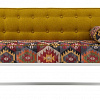 Кухонный диван Оксфорд Лофт с подлокотником Седьмая карета вид спереди