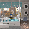 Детская кроватка домик БК-16 в интернет-портале Алеана-Мебель