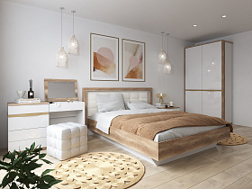 Спальня Николь-Люкс (комплект 5) в интернет-портале Алеана-Мебель