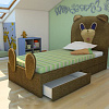 Кровать детская Медвежонок в интернет-портале Алеана-Мебель
