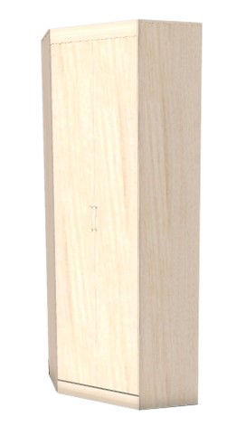 Шкаф угловой без зеркала (боковые стороны одинаковые 360 мм) Ника Мод. Н5