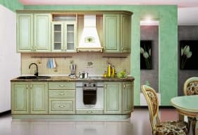 Модульный кухонный гарнитур Анжелика (олива) в интернет-портале Алеана-Мебель
