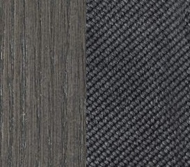 МДФ Серый ясень / Ткань Велюр Verona Antrazite Grey