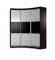Угловой радиусный шкаф-купе Мебелайн 16 в интернет-портале Алеана-Мебель