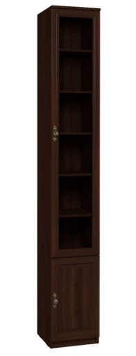 Шкаф для книг 9 Montpellier, орех шоколадный Шкаф для книг 9 Montpellier, орех шоколадный