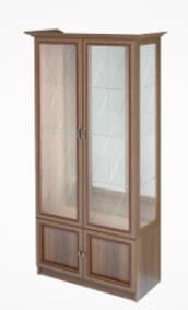 Шкаф-витрина Ажур АР-06 в интернет-портале Алеана-Мебель