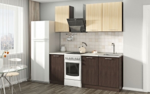 Кухонный гарнитур Софт 1.4 м в интернет-портале Алеана-Мебель