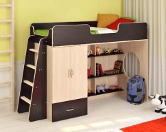 Детская кровать-чердак Сказка-1 в интернет-портале Алеана-Мебель
