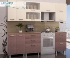 Кухонный гарнитур Модерн (Лаванда) в интернет-портале Алеана-Мебель