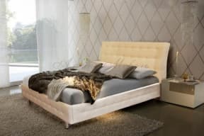 Кровать с мягким изголовьем Светлозара в интернет-портале Алеана-Мебель