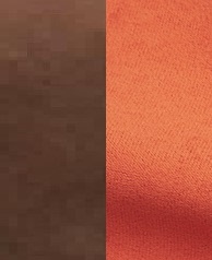Берёзовая фанера Орех текстура / Ткань Велюр V39 оранжевый