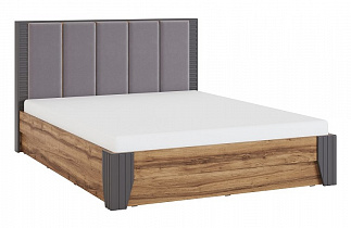 Кровать 140 см Моника 2.1 с мягкой спинкой, с подъемным механизмом, без матраса в интернет-портале Алеана-Мебель