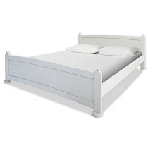 Кровать Августа ВМК-Шале в белом цвете общий план