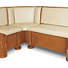 Кухонный диван из массива Розенлау угловой ВМК-Шале цвет: бук