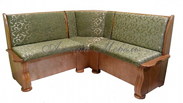 Кухонный диван из массива Розенлау угловой ВМК-Шале