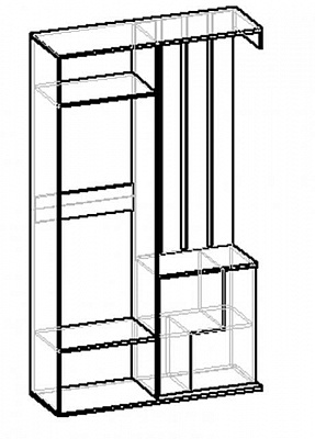 Схема Прихожей Мебелайн-4