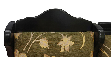 Кухонный диван из массива Себастьян ВМК-Шале увеличеный фрагмент спинки дивана