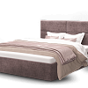 Кровать Сити 1600 велюр ROCK 12/серо-фиолетовый, без основания в интернет-портале Алеана-Мебель