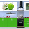 Кухня с фотопечатью Алиса -1 в интернет-портале Алеана-Мебель