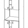 Шкаф под духовку или микроволновку Т-2689 в интернет-портале Алеана-Мебель