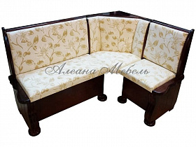 Кухонный диван из массива Розенлау угловой ВМК-Шале цвет клён