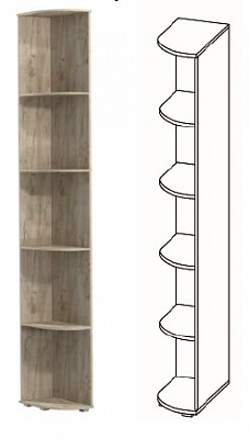 Угловой элемент Сити СТ-01 в интернет-портале Алеана-Мебель