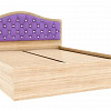 Кровать с подъемным механизмом Дели 160х200, дуб сонома/сирень в интернет-портале Алеана-Мебель