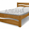 Кровать Вэлла ВМК-Шале расцветка ольха в заправленном состоянии