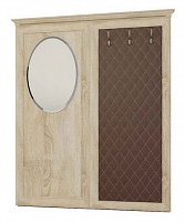 Вешалка навесная с зеркалом овальным 25 модуль 221