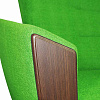 Диван-книжка Лира Люкс зеленый Фотодиван фрагмент подлокотника