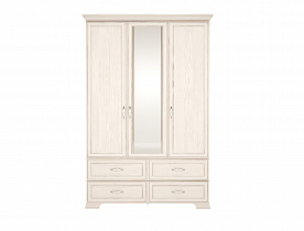 Шкаф для одежды Венеция 1 3-х дв. с ящиками (с зеркалом) в интернет-портале Алеана-Мебель