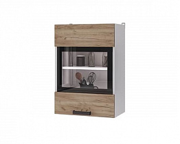 Шкаф настенный 5В2 1-дверный со стеклом Крафт в интернет-портале Алеана-Мебель